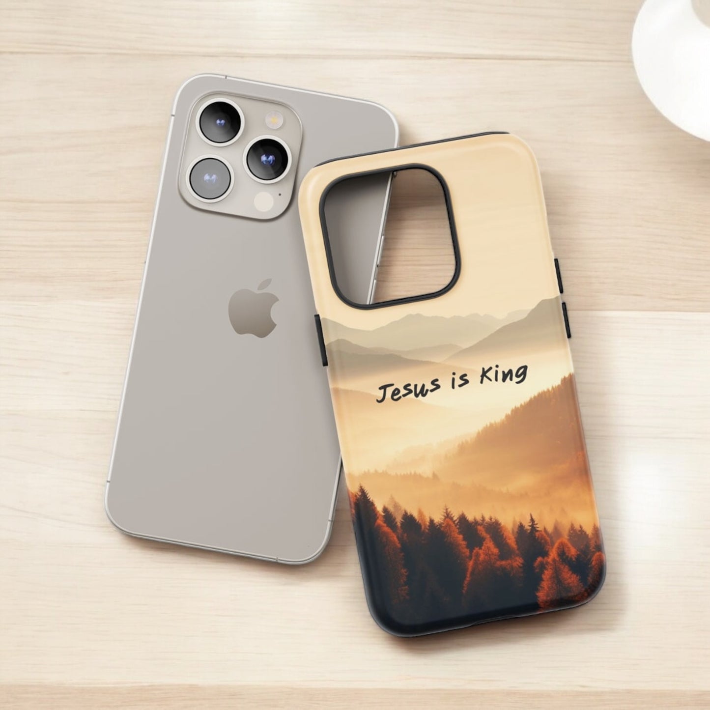 Jesus is King Phone Case