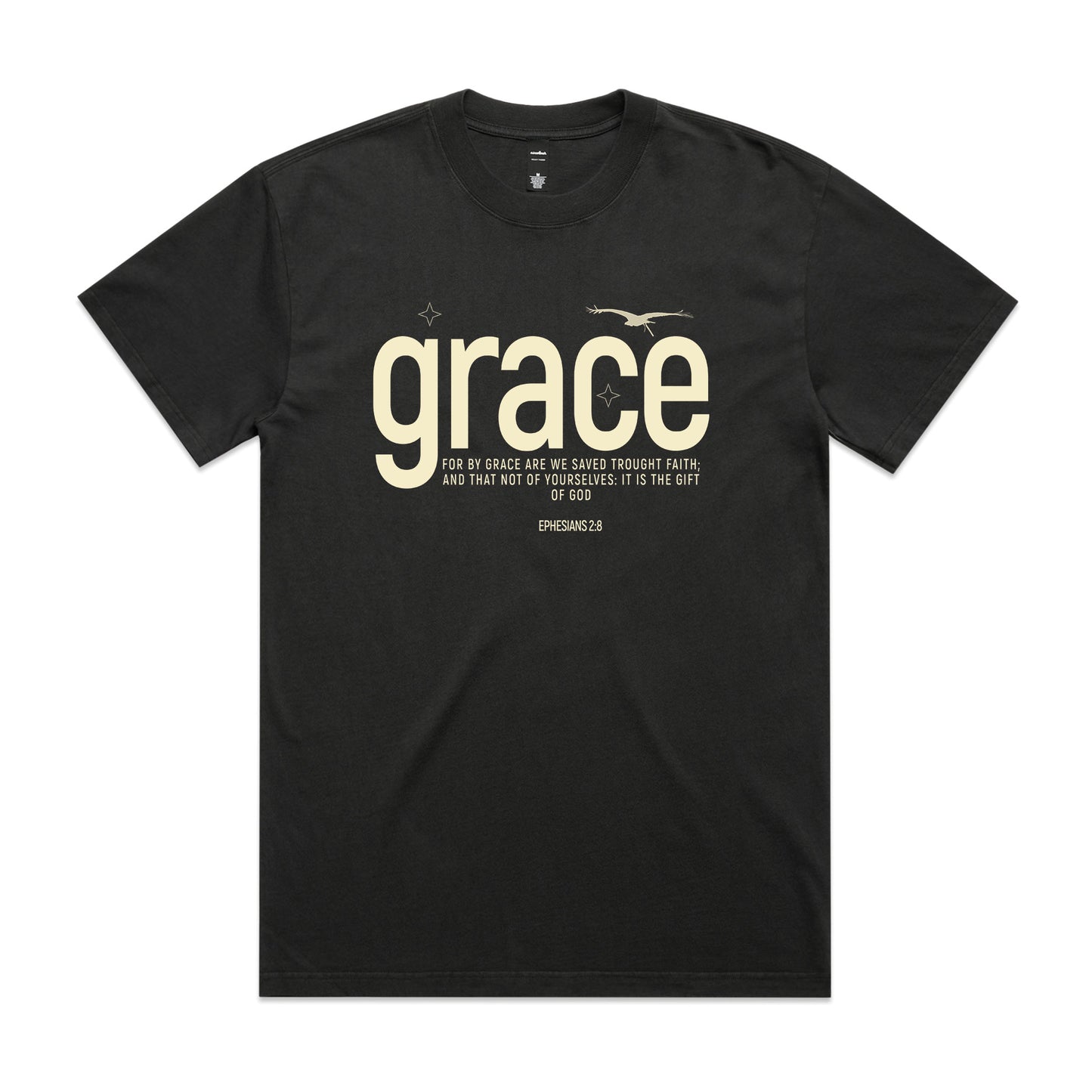 Men's Heavy Faded Tee Oversized Grace