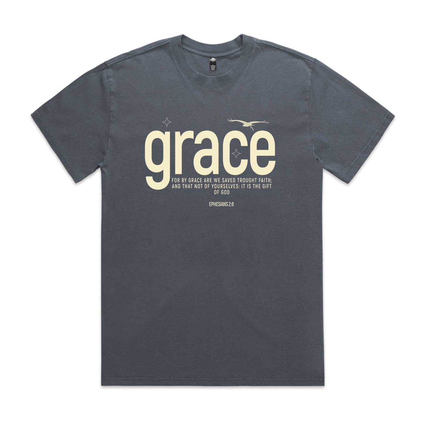 Men's Heavy Faded Tee Oversized Grace