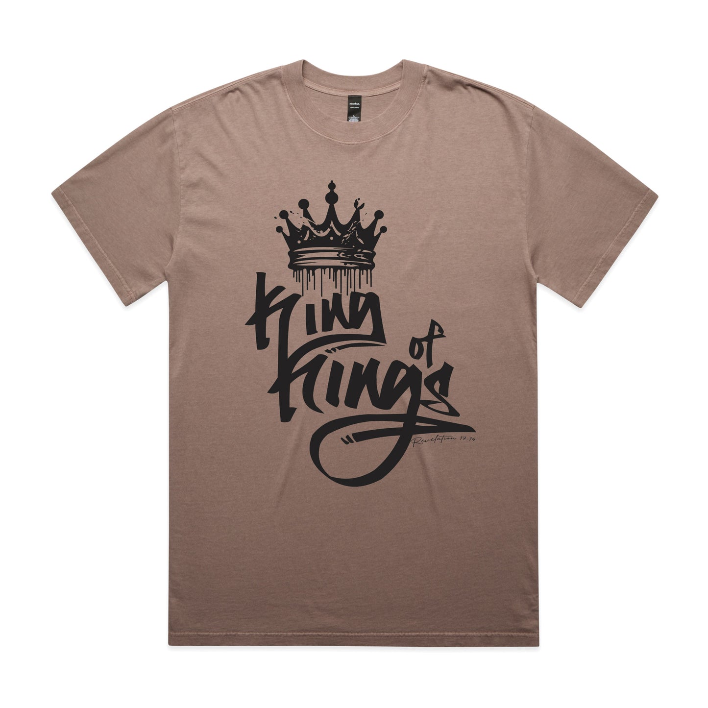 Men's Heavy Faded Tee Oversized King of Kings