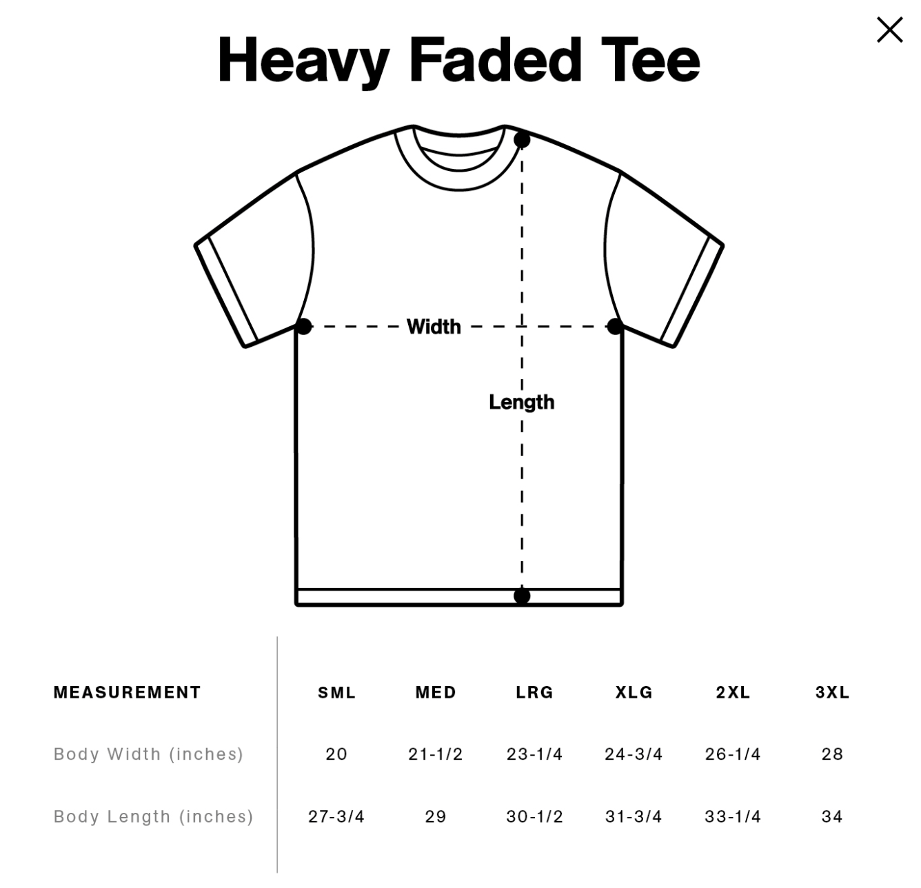 Men's Heavy Faded Tee Oversized Living Waters