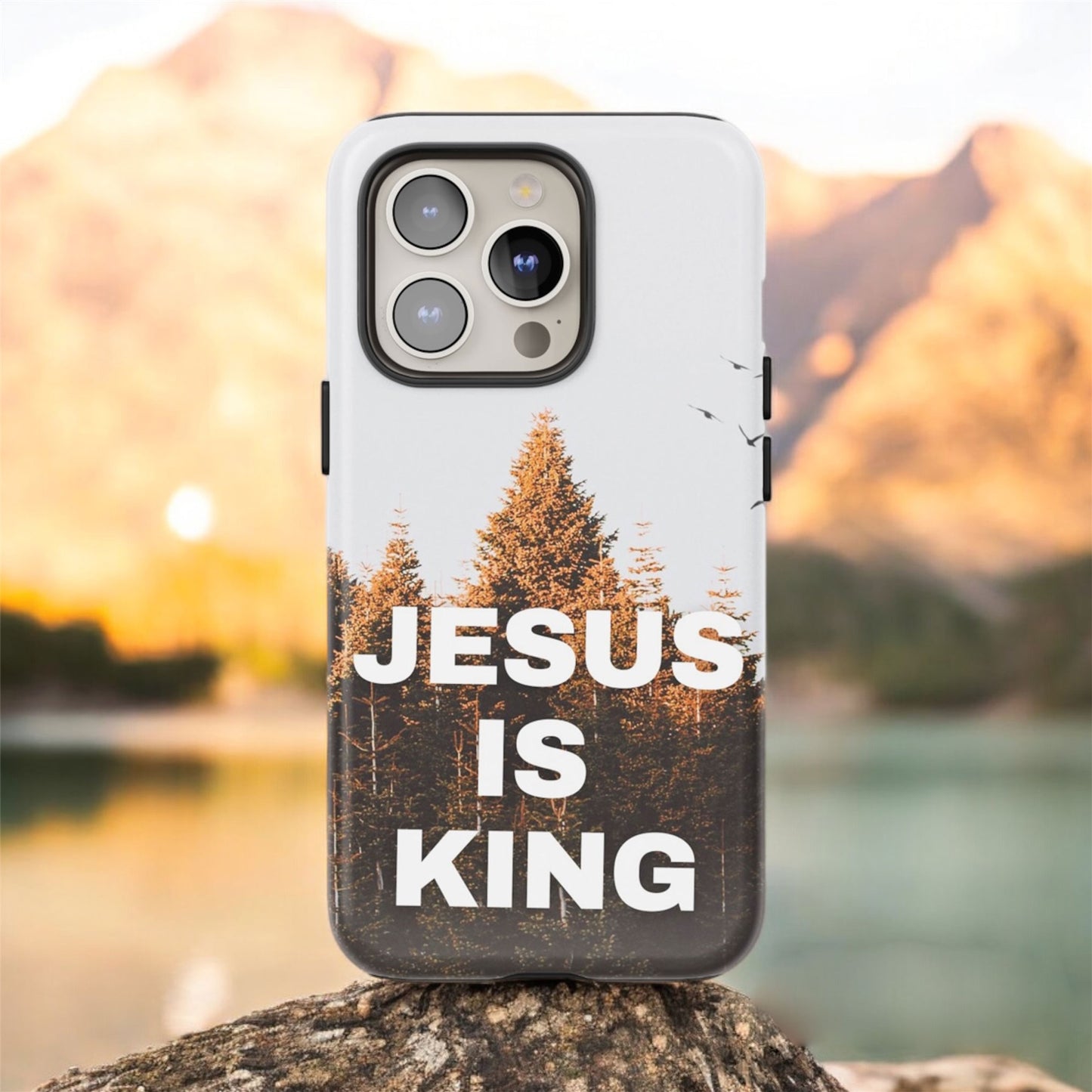 Jesus is King Phone Cover